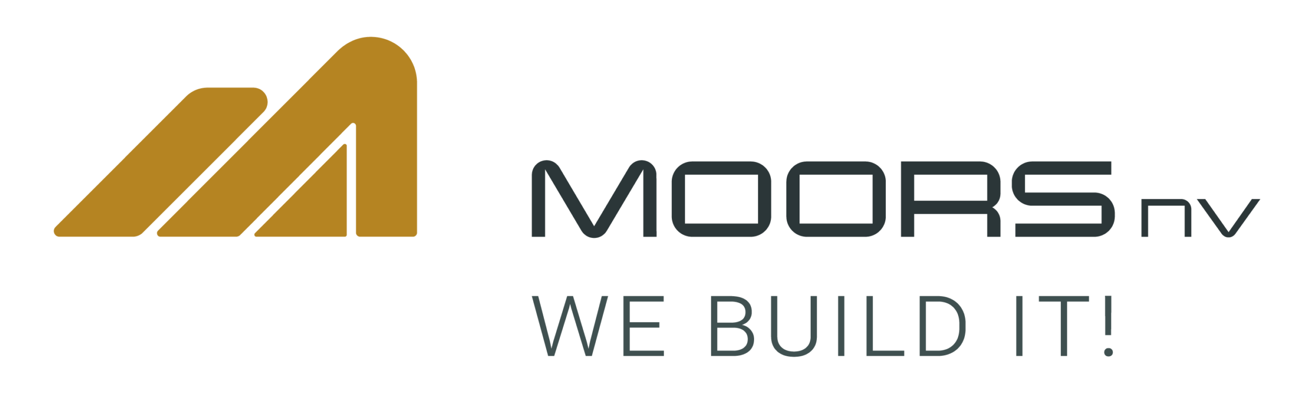 Moors nv we built it Logo